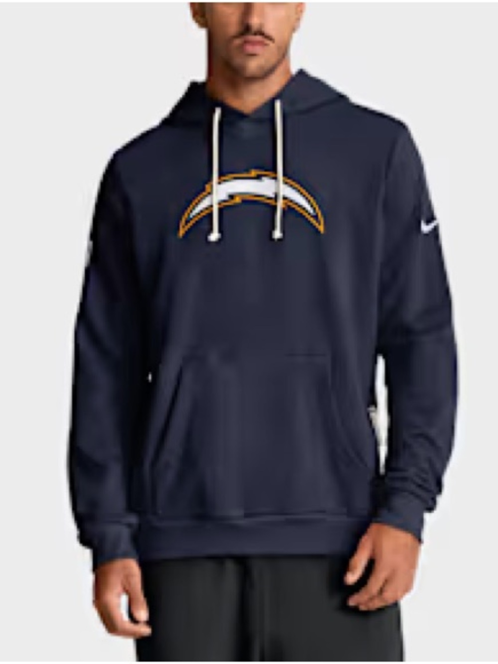 Nike Los Angeles Chargers Therma-FIT Hoodie Men’s Medium Navy NFL